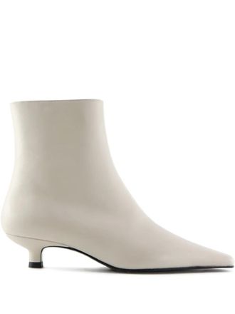 Notabene 35 mm Elly enkellaarzen met puntige neus - Beige