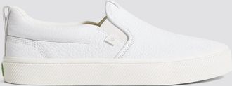 Cariuma Womens Cariuma Sneakers White Leather Slip On Comfort Casual Shoes ZAP1785