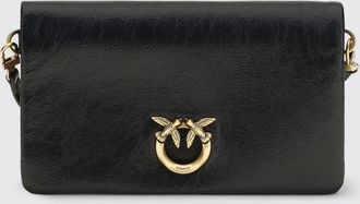 Pinko Borsa Love Bag Click Soft Horizontal Pinko in pelle increspata