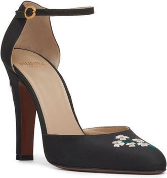 Valentino Garavani Hi Dolly Ankle Strap Pump in Black at Nordstrom, Size 10.5Us