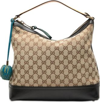 Gucci Pre-owned Gucci GG Canvas Cheer Hobo 282330 002404