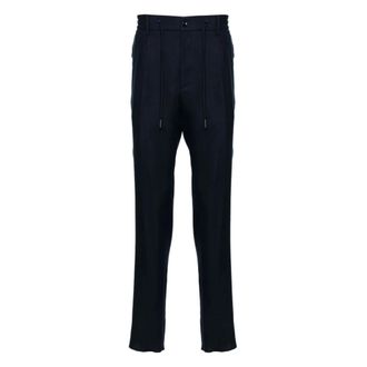 Tagliatore Slim-fit Trousers, male, Blue, Size: L Icoman Trousers