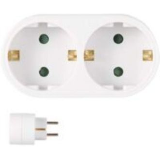 OEM Adaptador Multitoma, Enchufe Europeo Con Toma De Tierra, Convertidor De Potencia, Toma De Corriente Con Interruptor, Blanco 500v 16a-crezuo