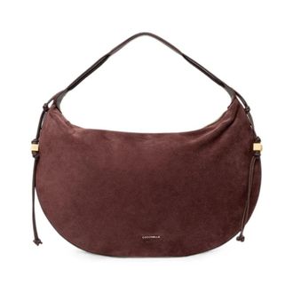 Coccinelle VCB Thess Suede Bim - Dames - Schoudertassen - Rood - ONE Size - Leer - Tassen