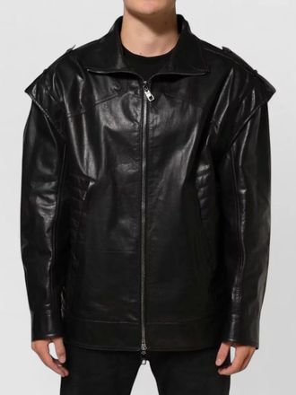 Dolce & Gabbana leather biker jacket
