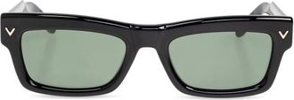 Valentino Garavani V-Sharp Zonnebril - Dames - Zonnebrillen - Zwart - ONE Size - Accessoires