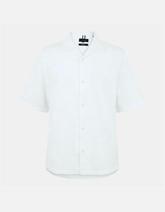 Ted Baker Mens Txtre Geo Shrt - White - Size: XL 5