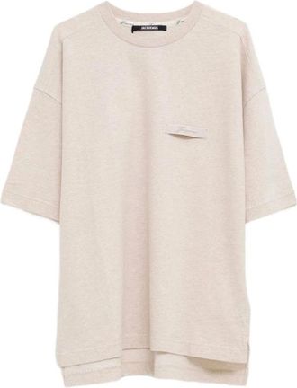 Jacquemus Hombre, Camisetas, Beige, Talla: 2XL