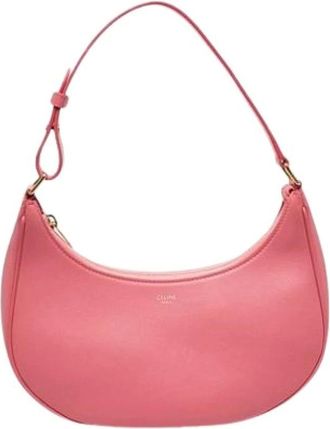 Celine Pre-owned Ava Shoulder Bag - Dames - Pre-owned - Roze - Maat: ONE Size Leer