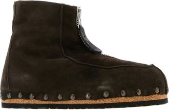 Magliano Suède enkellaarzen met ritssluiting - Bruin