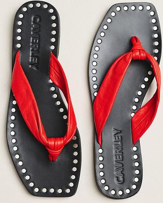 Caverley Studded Thong Sandals
