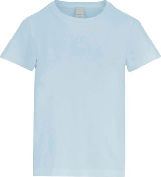 Pinko Light Blue Round Neck T-Shirt