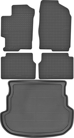 OEM Juego De Alfombrillas De Goma Para Mazda 6 I Gg1 Kombi (2002-2009) + Alfombrilla Para El Maletero