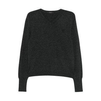 Gucci Jersey de Cachemira con Bordado - Knitwear - Mujer - Gris - S