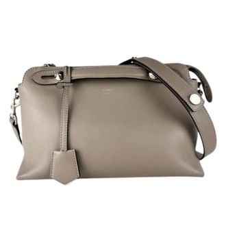 Fendi Pre-owned Vintage Schoudertas - Dames - Pre-owned - Grijs - Maat: ONE Size Leer