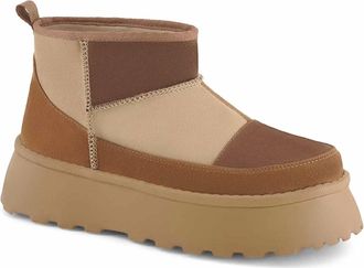 Andrea Womens Winter Booties In Light Brown