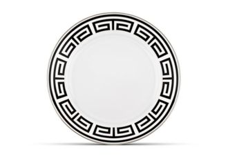 Ginori 1735 Labirinto Black Empire Round Flat Plate cm 28