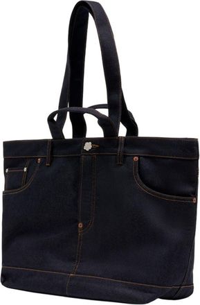 Kenzo Womens Cotton Tote Navy