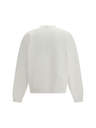 Dsquared2 Logo-Embroidered Cotton Sweatshirt - White