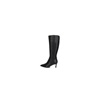 Steve Madden Schoenen, Dames, Zwart, 37 EU, Wol, Zwarte Lucid Puntige Neus Hoge Laarzen