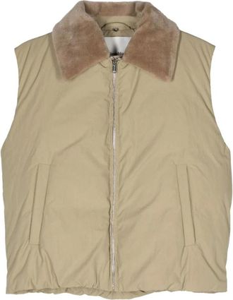Nanushka Padded Gilet with Detachable Collar