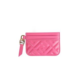 Fendi Baguette Leather Card Holder