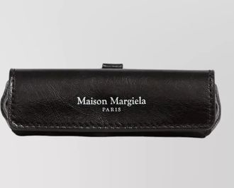 Maison Margiela leather lipstick case chain and keyring