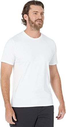 L.L.Bean Comfort Stretch Pima Short Sleeve T-Shirts Shirt Mens Clothing White : 2XL, Cotton