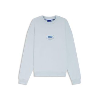 HUGO BOSS Logo-label sweatshirt in a cotton blend