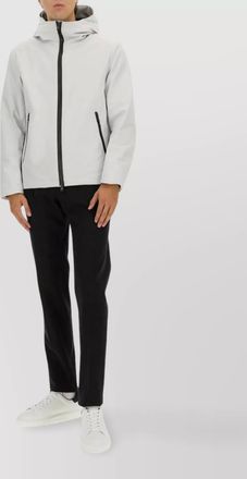 Woolrich hooded jacket with long sleeves and pockets