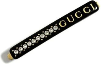 Gucci Pre-owned Accessories, female, Black, Size: ONE SIZE Pre-owned Metal hair-accessories