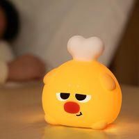 OEM Adorable Luz Nocturna Led Para Ni&ntilde;os, Con Un Dulce Dise&ntilde;o De Cachorro, 3 Niveles De Brillo Y Estructura De Silicona Apta Para Uso Alimentario. - Crezu