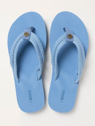 Fat Face FatFace Denim Vintage Double Strap Flip Flop