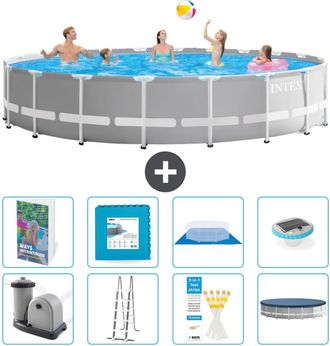 Intex Piscina Prism Frame Redonda - 610x132 Cm - 9-piezas S674