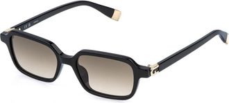 Furla SFU971 0700 Mens Sunglasses Black Size 50