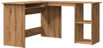 vidaXL Vidaxl - Escritorio de esquina madera contrachapada 120x140x75 cm