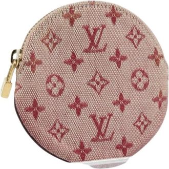 Louis Vuitton Pre-owned Wallets, female, Red, Size: ONE SIZE Pre-owned Canvas Wallet