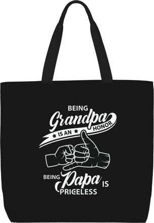 Generic Women Handbag Happy FatherS Day Womens Tote Bag Folding Reusable Shopping Bags, For Graduation, Christmas, School, Wedding, Holiday