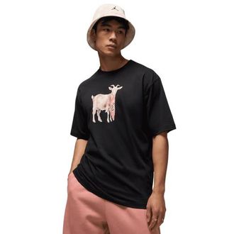 Nike Jordan Mens NC GOAT Short Sleeve Crew - Black/White Size 3XL