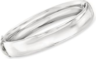 Ross-Simons Sterling Silver Hinged Bangle Bracelet