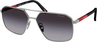 Prada Authentieke Stijlvolle Brillen met Topkwaliteit - unisex - Zonnebrillen - Grijs - 60 MM - Accessoires
