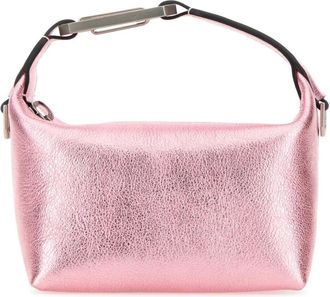 E&eacute;ra Roze Leren Moonbag Handtas - Dames - Handtassen - Roze - ONE Size - Leer - Tassen