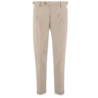 Berwich Broeken, Heren, Beige, L, Katoen, Cv 100Bx Chinos