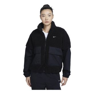 Nike (WMNS) Nike Sportswear Essential Jacket Asia Sizing Black FV8017-010