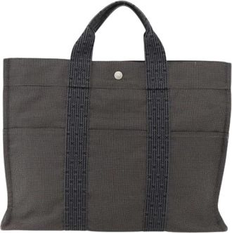 Herm&egrave;s Pre-owned Fourre-tout herline - Dames - Vintage Shopper - Grijs - ONE Size - Vintage
