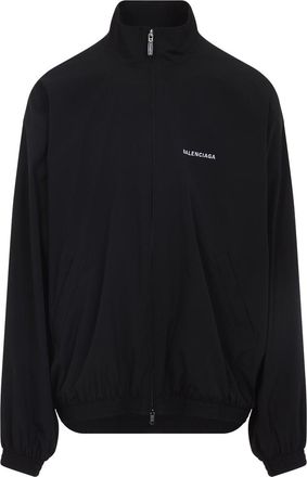 Balenciaga Black Tracksuit Polyester Jacket-Uomo