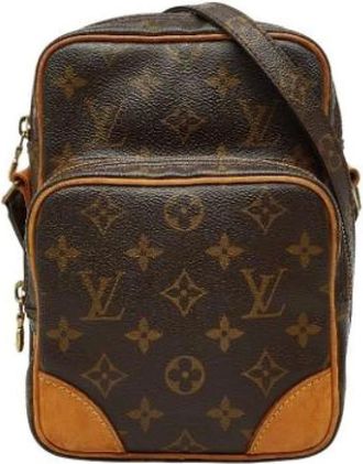 Louis Vuitton Pre-owned Cross Body Bags, female, Brown, Size: ONE SIZE Pre-owned Vintage Monogram Shoulder Bag
