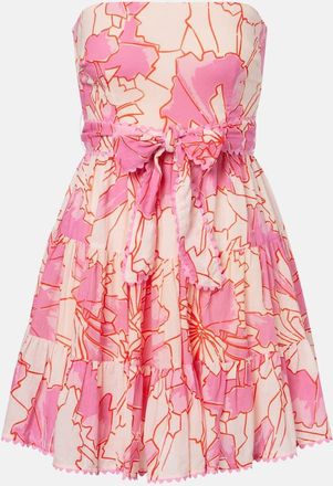 Poupette St Barth Christine printed cotton minidress