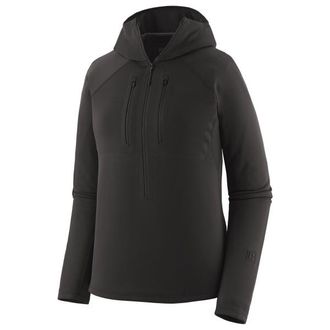 Patagonia R1 Ultralight Hoody Fleecepullover f&uuml;r Damen | schwarz
