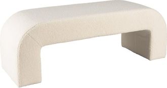 Macabane Banco de tela de rizo crudo